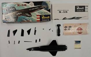 Thumbnail KINGKIT MODEL SCRAPYARD REVELL H-198 NORTH AMERICAN X-15  STARTED 
