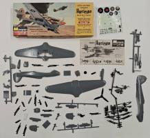 Thumbnail KINGKIT MODEL SCRAPYARD MONOGRAM PA90.98 R. A. F. WORLD WAR II HURRICANE FIGHTER  CRACKED DECALS 