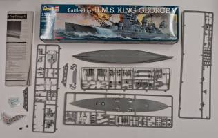 Thumbnail KINGKIT MODEL SCRAPYARD REVELL 05016 BATTLESHIP KING GEORGE V  STARTED 