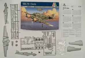 Thumbnail KINGKIT MODEL SCRAPYARD ITALERI 1261 SM.79 I SERIE  NO DECALS 