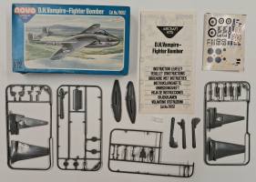 Thumbnail KINGKIT MODEL SCRAPYARD NOVO 78052 D.H.VAMPIRE F.B. MK.5/50  NO INSTRUCTIONS  INCOMPLETE 