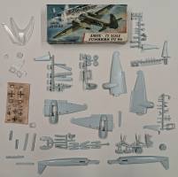 Thumbnail KINGKIT MODEL SCRAPYARD AIRFIX 387 JUNKERS JU 88 A-4  NO INSTRUCTIONS  DAMAGED DECALS 