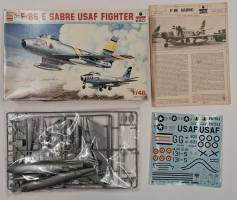 Thumbnail KINGKIT MODEL SCRAPYARD ESCI 4039 F86E SABRE USAF FIGHTER CRACKED DECALS