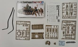 Thumbnail KINGKIT MODEL SCRAPYARD TAMIYA 35009.1200 PANZER KAMPFWAGEN II AUSF F/G  STARTED 