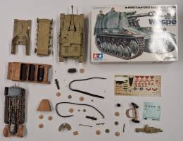 Thumbnail KINGKIT MODEL SCRAPYARD TAMIYA 35200.2500 IE FH18/2 AUF GW II  SD.KFZ.124  WESPE GERMAN SELF-PROPELLED HOWITZER  DAMAGED AND CUT DECALS  STARTED  NO INSTRUCTIONS 