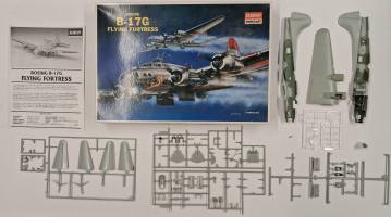 Thumbnail KINGKIT MODEL SCRAPYARD ACADEMY 2143 BOEING B-17G FLYING FORTRESS STARTED