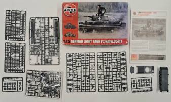 Thumbnail KINGKIT MODEL SCRAPYARD AIRFIX A1362 GERMAN LIGHT TANK PZ.KPFW.35 T INCOMPLETE