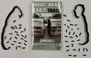 Thumbnail KINGKIT MODEL SCRAPYARD AFV CLUB AF35010 M60/M48 T142 TRACK WORKABLE STARTED