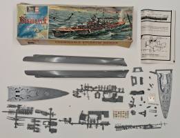 Thumbnail KINGKIT MODEL SCRAPYARD REVELL H.350 BISMARCK FAMOUS GERMAN BATTLESHIP INCOMPLETE