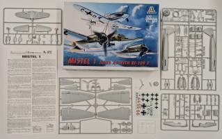 Thumbnail KINGKIT MODEL SCRAPYARD ITALERI 072 MISTEL 1 JU-88 A4 WITH BF-109 F  BROKEN PROPELLER 