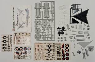 Thumbnail KINGKIT MODEL SCRAPYARD AIRFIX 09601-4 HAWKER HARRIER SUPER KIT YELLOW DECALS CRACKED DECALS BROKEN CANOPY