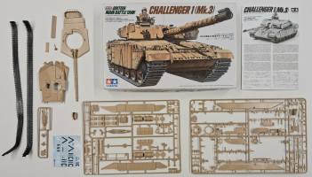 Thumbnail KINGKIT MODEL SCRAPYARD TAMIYA 35154.3300 BRITISH MAIN BATTLE TANK CHALLENGER 1 MK.3 STARTED