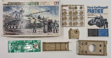 Thumbnail KINGKIT MODEL SCRAPYARD TAMIYA DT112.2000 PANZER KAMPFWAGENV PANTHER GERMAN ARMY MEDIUM TANK PANTHER STARTED DESPRUED