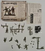 Thumbnail KINGKIT MODEL SCRAPYARD ALMARK KITS 2 JAPANESE INFANTRY 1939-1945 DAMAGED BOX STARTED
