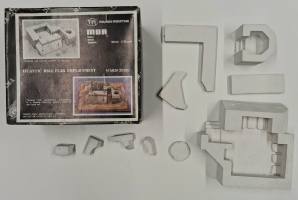 Thumbnail KINGKIT MODEL SCRAPYARD VERLINDEN PRODUCTIONS 35102 ATLANTIC WALL FLAK EMPLACEMENT BROKEN