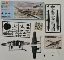 Thumbnail KINGKIT MODEL SCRAPYARD MONOGRAM 6812 BF 110E-1 MESSERSCHMITT STARTED CRACKED DECALS
