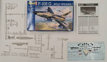 Thumbnail KINGKIT MODEL SCRAPYARD REVELL 04504 F-105 G THUNDERCHIEF WILD WEASEL INCOMPLETE