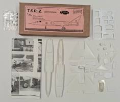 Thumbnail KINGKIT MODEL SCRAPYARD CONTRAIL MODEL AIRCRAFT T.S.R.-2. STARTED NO DECALS
