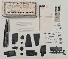 Thumbnail KINGKIT MODEL SCRAPYARD MERLIN MODELS 71 LOCKHEED IO ELECTRA STARTED DAMAGED DECALS