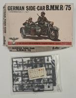 Thumbnail KINGKIT MODEL SCRAPYARD BANDAI 8227 GERMAN SIDE CAR BMWR/75 DAMAGED DECALS NO INSTRUCTIONS
