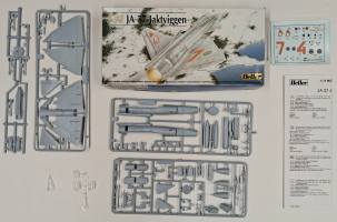Thumbnail KINGKIT MODEL SCRAPYARD HELLER 80309 JA 37 JAKTVIGGEN  INCOMPLETE 