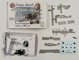 Thumbnail KINGKIT MODEL SCRAPYARD AIRFIX 01074 FOKKER DR1 1917  INCOMPLETE 