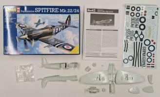 Thumbnail KINGKIT MODEL SCRAPYARD REVELL 04704 SUPERMARINE SPITFIRE MK.22/24  STARTED 