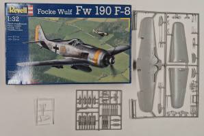 Thumbnail KINGKIT MODEL SCRAPYARD REVELL 04716 FOCKE WULF FW 190 F-8 NO INSTRUCTIONS/DECALS