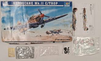 Thumbnail KINGKIT MODEL SCRAPYARD TRUMPETER 02416 HURRICANE MK.II C/TROP DAMAGED BOX - UK SALE ONLY