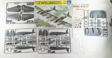 Thumbnail KINGKIT MODEL SCRAPYARD ITALERI 119 HEINKEL HE 111 ZWILLING  CRACKED DECALS 