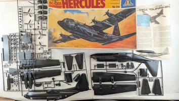 Thumbnail KINGKIT MODEL SCRAPYARD ITALERI 139 AC-130A HERCULES GUNSHIP  CRACKED DECALS 