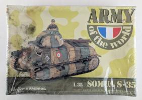 Thumbnail KINGKIT MODEL SCRAPYARD HELLER 81170 SOMUA S-35  MOULDY BOX 