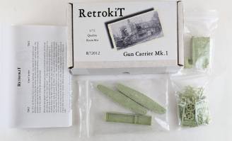 Thumbnail KINGKIT MODEL SCRAPYARD RETROKIT 72012 GUN CARRIER MK.1  NO TRACKS 
