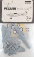 Thumbnail KINGKIT MODEL SCRAPYARD PEGASUS 1005 SUPERMARINE TYPE 300 SPITFIRE PROTOTYPE  BROKEN PROP 