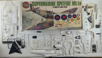 Thumbnail KINGKIT MODEL SCRAPYARD AIRFIX 12001 SUPERMARINE SPITFIRE MK1A  STARTED 