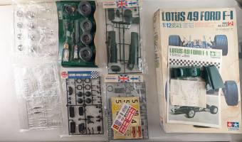 Thumbnail KINGKIT MODEL SCRAPYARD TAMIYA 1202 LOTUS 49 FORD F-I  DAMAGED BOX 