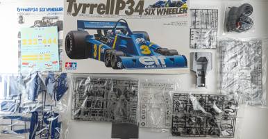 Thumbnail KINGKIT MODEL SCRAPYARD TAMIYA 12021 TYRRELL P34 SIX WHEELER  CRACKED DECALS 