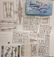 Thumbnail KINGKIT MODEL SCRAPYARD HASEGAWA 09101 P-38J VIRGINIA MARIE NO DECALS