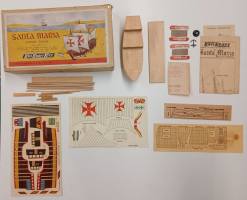 Thumbnail KINGKIT MODEL SCRAPYARD KEIL KRAFT KITS SANTA MARIA SENIOR SERIES  INCOMPLETE 