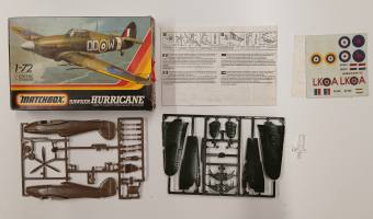 Thumbnail KINGKIT MODEL SCRAPYARD MATCHBOX PK-11 HAWKER HURRICANE  DAMAGED DECALS 