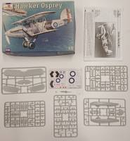 Thumbnail KINGKIT MODEL SCRAPYARD AMODEL 72193 HAWKER OSPREY  CRACKED DECALS 