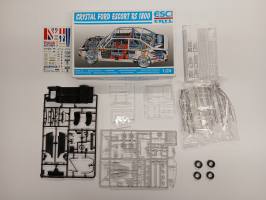 Thumbnail KINGKIT MODEL SCRAPYARD ESCI ERTL RS 1800 CRYSTAL FORD ESCORT  DAMAGED DECALS 