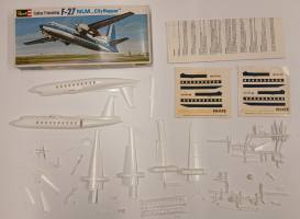 Thumbnail KINGKIT MODEL SCRAPYARD REVELL 0102 FOKKER FRIENDSHIP F-27 NLM CITY HOPPER  INCOMPLETE   BROKEN PROP 