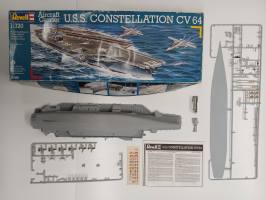 Thumbnail KINGKIT MODEL SCRAPYARD REVELL 5085 U.S.S. CONSTELLATION CV64 AIRCRAFT CARRIER  STARTED 