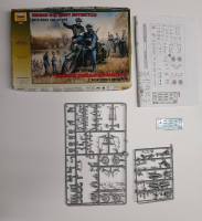 Thumbnail KINGKIT MODEL SCRAPYARD ZVEZDA 3632 GERMAN R-12 HEAVY MOTORCYCLE WITH RIDER AND OFFICER  INCOMPLETE 