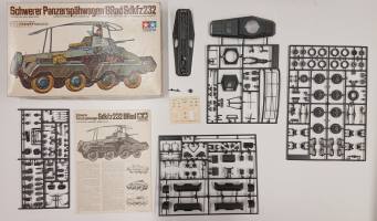 Thumbnail KINGKIT MODEL SCRAPYARD TAMIYA MM136 SCHWERER PANZERSP  HWAGEN  8RAD SDKFZ232  CUT DECALS 