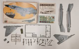 Thumbnail KINGKIT MODEL SCRAPYARD REVELL 4502 RAF PHANTOM II STARTED