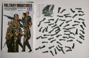 Thumbnail KINGKIT MODEL SCRAPYARD TAMIYA 35184.1000 GERMAN MACHINE GUN CREW ON MANEUVER  INCOMPLETE 