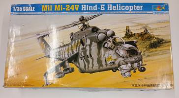 Thumbnail KINGKIT MODEL SCRAPYARD TRUMPETER 05103 MIL MI-24V HIND-E HELICOPTER  NO DECALS  - UK SALE ONLY
