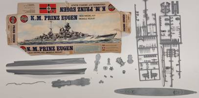 Thumbnail KINGKIT MODEL SCRAPYARD AIRFIX 05203 PRINZ EUGEN  INCOMPLETE 